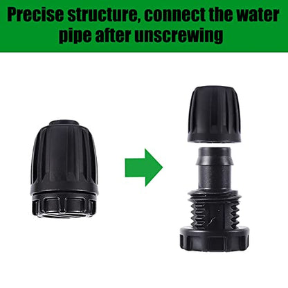 10 Pack 1/2 inch Irrigation Fittings End Plugs Connectors Anti-Drip - size: 1/2 inch End Plug