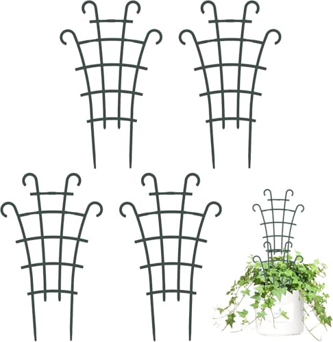 4 Pcs Small Trellis for Potted Plants