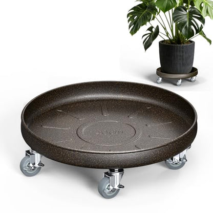 HOLKIE 16" Plant Stand with Wheels丨Total Capacity 420 lbs - size: 16"