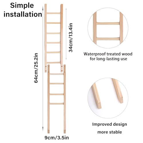 1Pcs Indoor Plant Trellis – Durable Wooden Support for Climbing Plants - size: 25" H