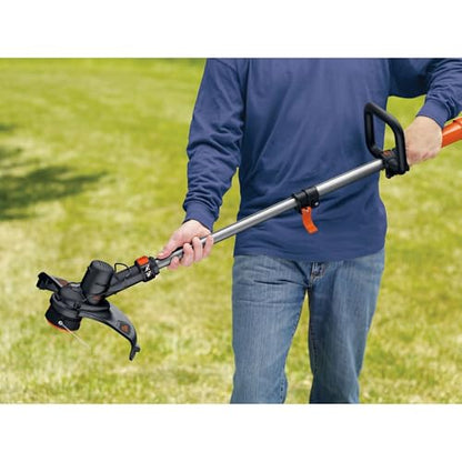BLACK+DECKER 40V MAX String Trimmer and Lawn Edger, 13 Inch Weed Eater, Far Reach, Battery and Charger Not Included (LST136B) - style: Bare Tool Only