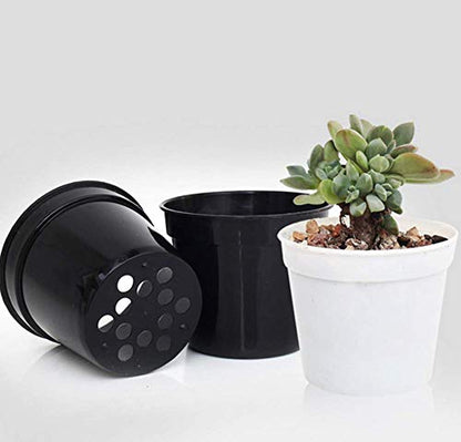 Round Succulents Plant Pots Drainage Hole, Set of 40 Mini Plant Pots 2.5" Wx2.25 H,Perfect for Plant Seeds,Seedling Nursery Transplanting Planter Container(White-40)