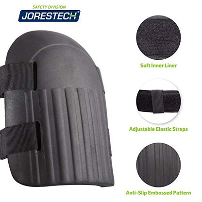 JORESTECH Home and Garden Protective Knee Pads – Waterproof EVA Foam Caps for Comfort – (Model KP-03)