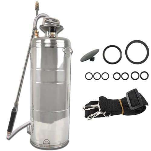 HOSTIC 3.5 Gallon Stainless Steel Sprayer Hand Pump Sprayer - size: 3.5 Gallon