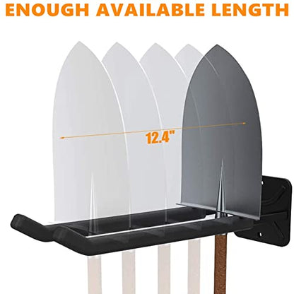 TORACK 4-Pack Garage Storage System Hooks, Wall Mount Tool Organizer - size: 4-Pack 12.4" Heavy Hooks