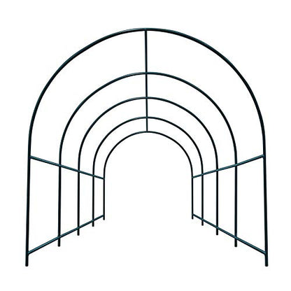 Multi-Size Large Garden Support Arch Frame Climbing Plant Arch Arbor for Flowers/Fruits/Vegetables (13FT x 7FT x 7.2FT) - size: 13 ft x 7 ft x 7.2 ft