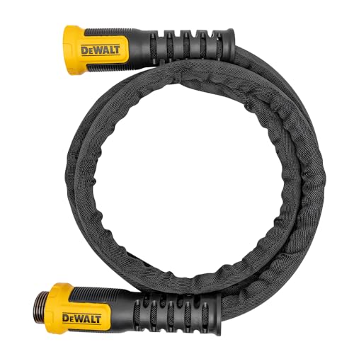 DEWALT 6 ft x 5/8 in Heavy-Duty Professional Grade Fabric Garden Hose - DXMH3306 (Pack of 6) - size: 6 Ft (Pack of 6)