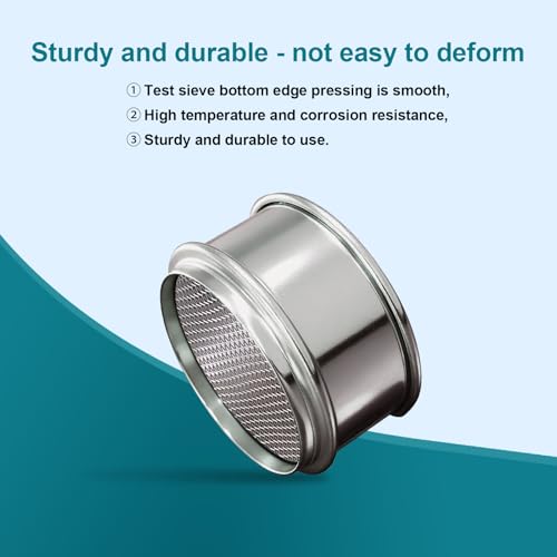 2.36" (6cm) Full 304 Stainless Steel Mini Lab Sieve, 14 Mesh(1.43mm) Sifter - size: 14 Mesh(1.43mm)/Ф2.4in(6CM)