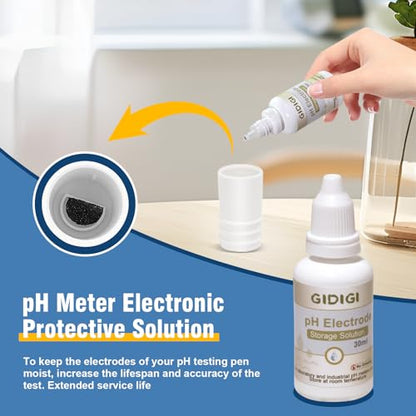 pH Cleaning Solution 250 ml x 2 and pH Electrodes Storage Solution - color: White