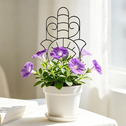 Trellis for Climbing Plants Indoor, 2 Pack 15'' Metal Plant Trellis Indoor