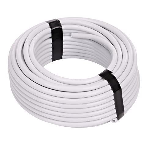 Raindrip R255DT 1/4-Inch Drip Irrigation Supply Tubing, 50 Foot, , for Drip Irrigation, Drip Emitters, Irrigation Parts, Systems, White Polyethylene - color: White, size: 0.25 inches x 50 Feet