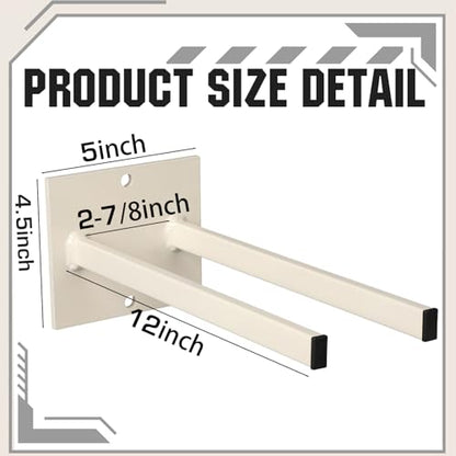 Zonon 2 Pcs Garage Tool Organizer Wall Mount 12'' Extra Wide Tool Organizer
