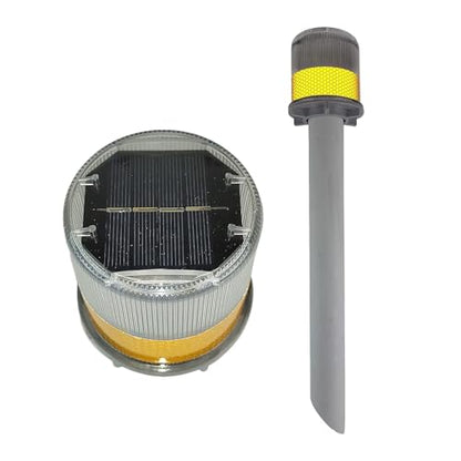 Bird Deterrent Device, Nighttime Solution to Repel Geese and Ducks from Lawns, Flashing Night Light Disrupts Sleeping to Discourage Nesting, Set of 1
