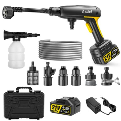 Cordless Pressure Washer, 1400 PSI Brushless Motor, 6-in-1 Nozzle
