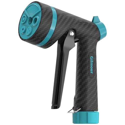 Gilmour Heavy Duty Front Control Garden Hose Nozzle with Swivel Connect - style: Front Control