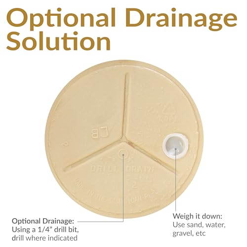 Sunnydaze Percival 20.75" Shallow Outdoor Planter Bowl, Sand, 2pk - color: Sand