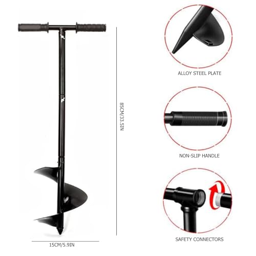 Compost Turning Tool,Compost Stirring Tool,Compost Aerator Tool Turner and Mixing Tool for Outdoor Compost Tumbler Bins Bags - size: 85*15cm