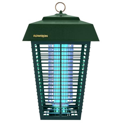Flowtron Bug Zapper, 1.5 Acre Outdoor, Two 40W UV Bulb, 5600V Zap, Green - color: Green