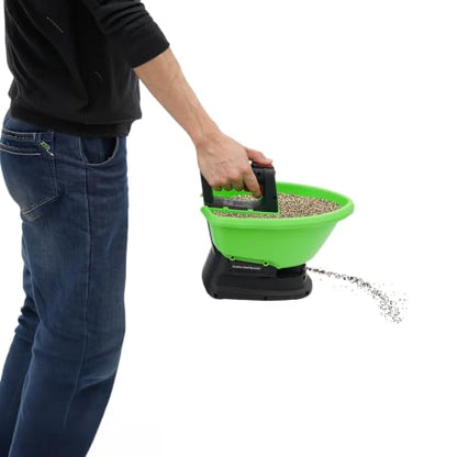 Handheld Electric Spreader, Seed Fertilizer Spreader for Garden Lawn