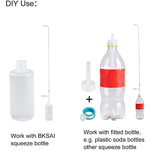 BKSAI Hanging Plant Plant Watering Bottle Update Multifunction Watering can with Long Spout Can Anti-backflow Watering System | Indoor or Outdoor | U.S.A Patent Design - color: 500ml