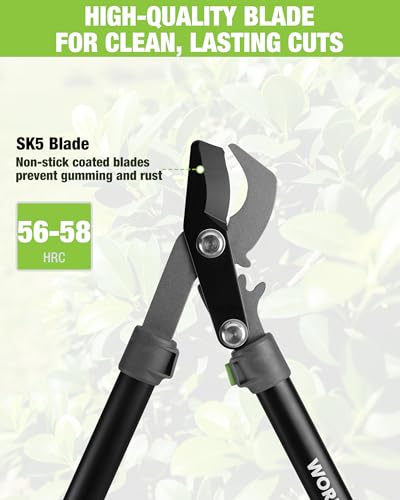 WORKPRO Bypass Lopper for Gardening, 28" Branch Cutter with Gear System - size: 1PC - 28" Lopper