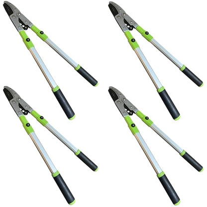 Garden Guru Extendable Anvil Lopper Tree Trimmer with Compound Action, Chops Thick Branches with Ease, 28-40”, Non-Stick High Carbon Steel Blade, Heavy Duty Branch Cutter, 2 Inch Clean Cut Capacity, 4 - size: 4 Pack, style: Extendable Anvil Lopper