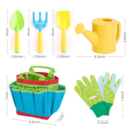 FITNATE Kids Garden Tools Set,6 PCS, Aged 3+