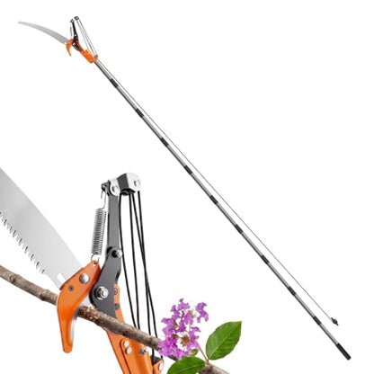 Walensee 14FT Pole Saw for Tree Trimming, Extendable Tree Pruner with Saw - size: 14FT