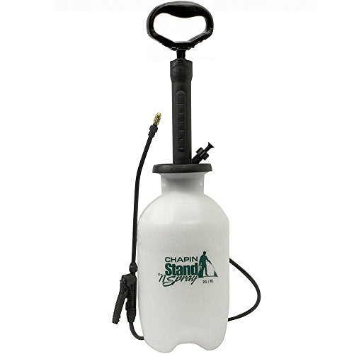 Chapin 29002: Made in the USA 2-Gallon Stand 'N Spray No Bend Pressure Pump Tank Sprayer for Lawn and Garden, Insects, Pest and Weeds, Translucent White - size: 2 gallons