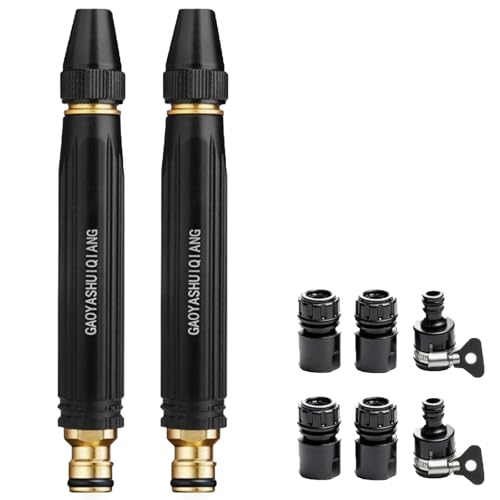 Acssart Power Washer & High Pressure Hose Nozzle - 2026 Upgraded Home Car Wash Water Gun, Garden Hose Pressure Washer Attachment Wand for Watering Plants (2 Pcs (A)) - color: 2 Pcs (A)