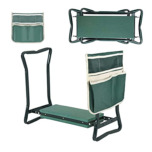Foldable Garden Kneeler Gardening Bench with Soft Kneeling Pad for Gardening Flowers and Vegetables Balcony Care Potted Plants Yard Cleaning Home Cleaning