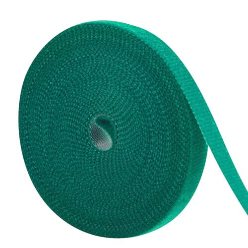 1/2inch 82ft Garden Tie Green Tape, Hitotsu Reusable Plant Tape, Nylon Plant Tie Strap for Gardening Tips, Flowers, Tomato, Vines, Tree - color: Green, size: 1/2inch x 82ft