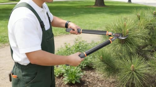 AIRAJ 21'' Bypass Loppers, Heavy Duty Tree Branch cutter, 2.5" Cut Capacity - size: 21'' Bypass Loppers