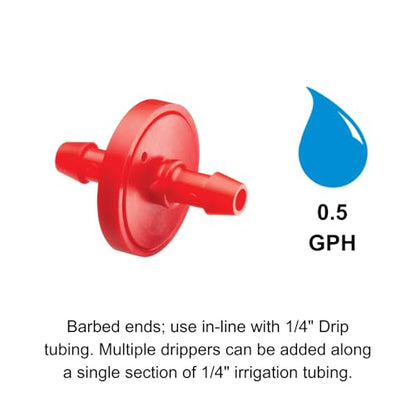 Rain Bird ILD0510PKXS Drip Emitter, 10-Pack - style: 0.5 GPH on In-Line Stake