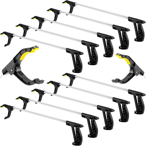 Sabary 10 Pcs 30" Grabber Reacher Tool Trash Pickers Bulk Pickup Upper