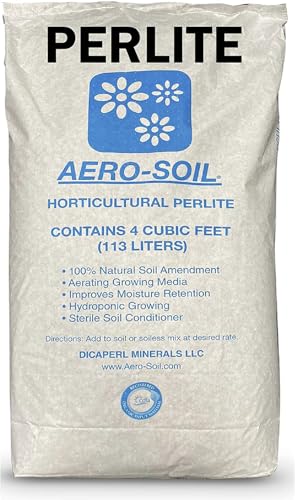 AeroSoil Perlite Premium Horticultural Grade Soil Additive Drainage and Growth - Coarse 4 Cubic Foot - color: 4CF