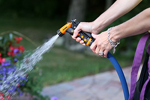 Dramm ColorStorm Premium Pistol Spray Nozzle – Heavy-Duty Adjustable Garden Hose Sprayer with Ergonomic Grip & Variable Water Patterns for Garden, Car, Deck, and Outdoor Cleaning – Berry - color: Berry, size: Pistol