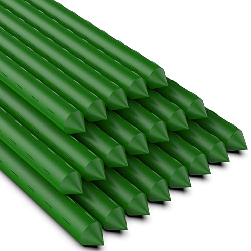 2Feet 24inch Garden Stakes Sturdy Plant Sticks Support Tomato Stakes for Vegetable,Pack of 20 - size: 2Ft-20 Pcs