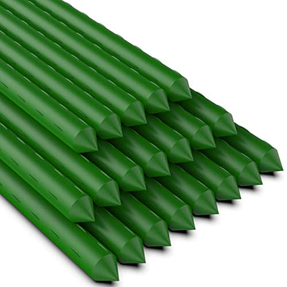 4Feet 48inch Garden Stakes Sturdy Plant Sticks Support Tomato Stakes for Vegetable,Pack of 20 - size: 4Ft-20 Pcs