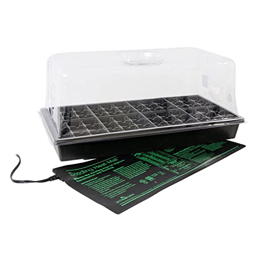 Jump Start CK64060 Germination Hot House, 17W Heat Mat & 7 in Dome - style: Hot House