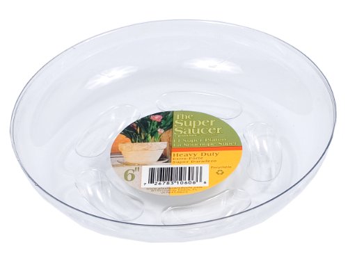 Plastec SS006 Super Plant Saucer, 6-Inch - size: 6