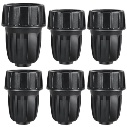 3/4 Inch Female Pipe Thread to 1/2 Inch Drip Irrigation Tubing Adapter, 6 Pack 1/2 In. Barbed Drip Line x 3/4 In. FHT Swivel Faucet Garden Hose Adapter Convert 3/4" Hose to 1/2" Pipe - size: 3/4" x 1/2" Faucet Adapter
