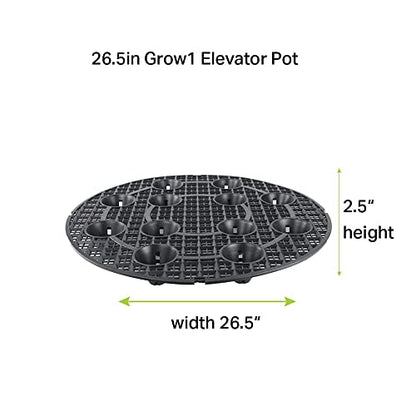 Grow1 26.5-Inch Pot Elevators for Plants (1-Piece) - size: 26.5", style: 1 Pack