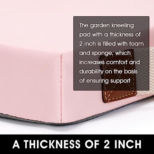 HappyPicnic Waterproof Garden Kneeling Pad, 2in Thick, Pink, 1 Pack - color: Light Pink