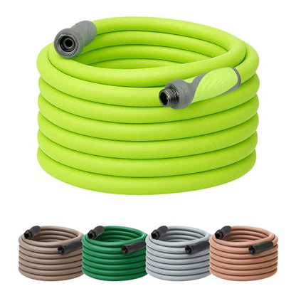 Flexzilla Garden Hose with SwivelGrip, 5/8 in. x 75 ft., Lightweight All-Weather Water Hose, Durable and Flexible, Leak-Free Connections - color: Chartreuse, size: 75ft, style: SwivelGrip