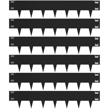 10 Inch Metal Landscape Edging 20FT, 6-Pack Steel Landscape Edging - size: 10 inch
