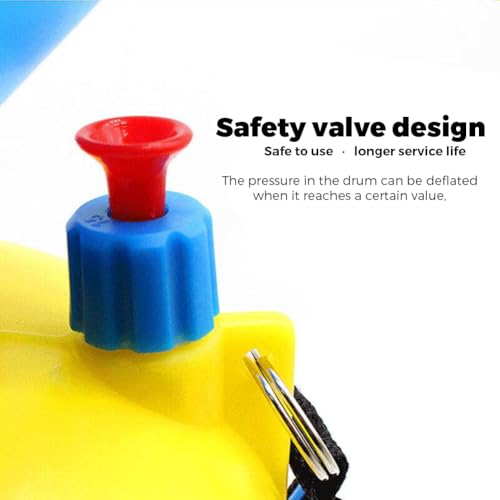 Pressure Relief Valve PP Automatic Safety Valve Accessory for 3L/5L/8L Backpack Sprayer(Red blue)