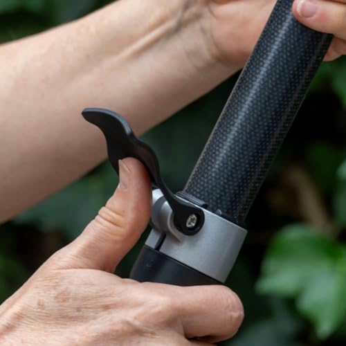 BERGER ArboRapid Telescopic Pole Saw Set – 4-Part Professional Arborist Tool, Extends from 5.7 to 20.3 Ft, Japanese-Style Curved Blade, Carbon Fiber & Fiberglass Design – 76049
