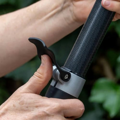 BERGER ArboRapid Telescopic Pole Saw Set – 4-Part Professional Arborist Tool, Extends from 5.7 to 20.3 Ft, Japanese-Style Curved Blade, Carbon Fiber & Fiberglass Design – 76049