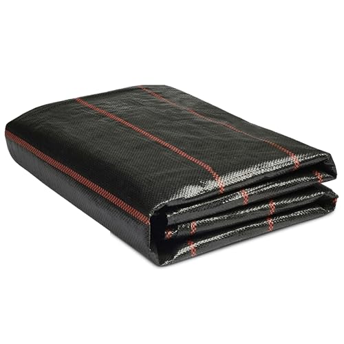 Dewitt UltraWeb 3000 Ground Cover Mat, 4 x 50 Feet, Folded, Black, Outdoor